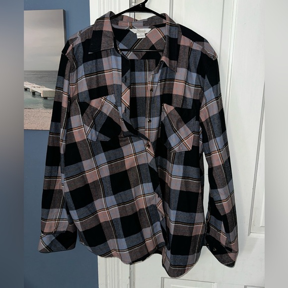 Natural Reflections Tops - Natural Reflections Women's Plaid Shirt